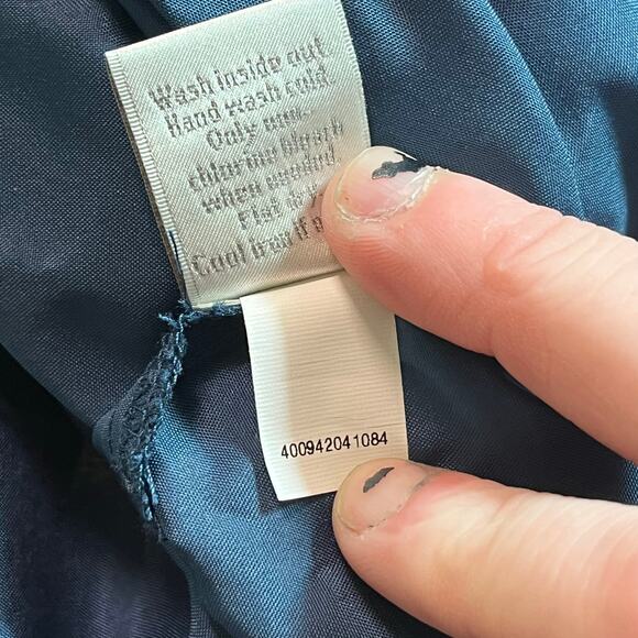 LC Lauren Conrad Teal Blue Lace Fit Flare Dress Romantic Feminine Size 12 - Picture 9 of 9